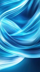 Fototapeta premium Complex 3D loop with intertwined ribbons of light, designed to evoke a sense of energy and motion, perfect for dynamic digital backgrounds