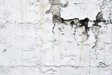 Fototapeta premium White concrete wall as background , ai