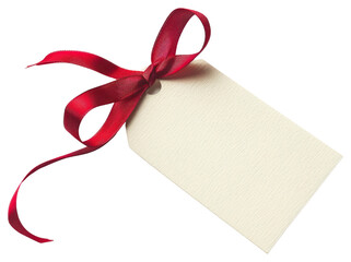 PNG Elegant blank gift tag ribbon