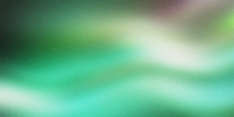 Grainy abstract background with a blend of green and white tones