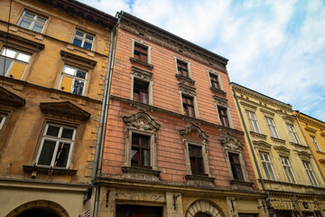 Poland, Europe, 2 August 2024: Churches, historical buildings