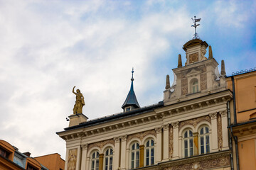 Poland, Europe, 2 August 2024: Churches, historical buildings