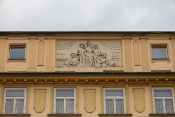 Obraz premium Poland, Europe, 2 August 2024: Churches, historical buildings