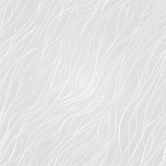 Obraz premium Flowing White Lines Seamless Pattern. Abstract Wavy Texture. Elegant Minimalist Background.