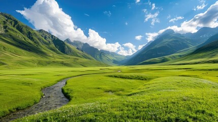 A timeless landscape where mountains and valleys hold forgotten secrets, the whispers of history carried on the wind
