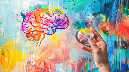 illustration photo concept abstract AI generated