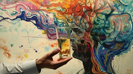 illustration photo concept abstract AI generated