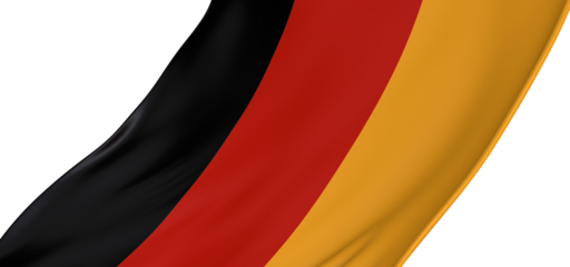 A German flag billowing in the wind Germany flag proud