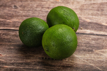 Green sour tropical Lime fruit