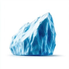 Fototapeta premium Isolated Iceberg on White Background