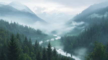 Misty Mountain Valley