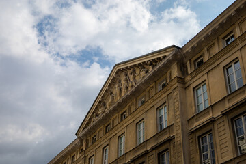 Obraz premium Warsaw, Poland, Europe, 5 August 2024: Churches, historical buildings and streets