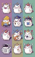 2d vector illustration for cartoon character design for kids and comic book stickers printing and cartoon movie 

