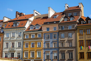 Warsaw, Poland, Europe, 5 August 2024: Churches, historical buildings and streets