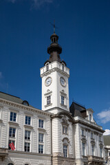 Warsaw, Poland, Europe, 5 August 2024: Churches, historical buildings and streets