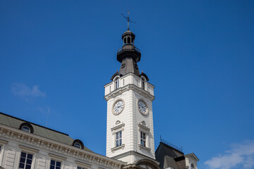 Warsaw, Poland, Europe, 5 August 2024: Churches, historical buildings and streets