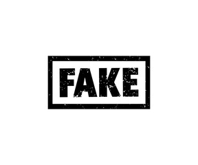 Fake rubber stamp. Rubber grunge stamp seal  illustration on transparent background.
