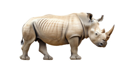 Obraz premium Rhino transparent background