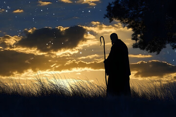 A Silhouette of Abraham the father of faith