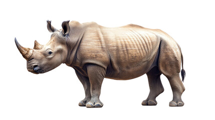 Obraz premium Rhino transparent background