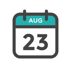 August 23 Calendar Day or Calender Date - Deadline or Appointment