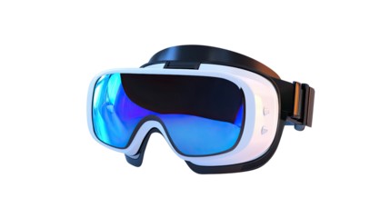 VR glasses transparent background