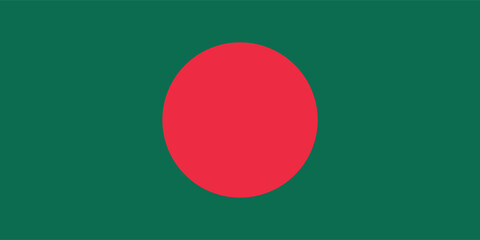 Bangladesh Flag Flag . Illustrator Artwork