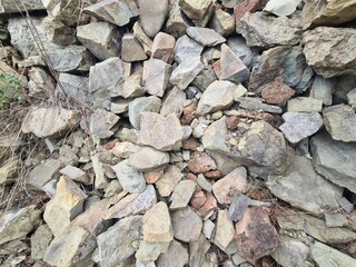 close up photography of stones near a ruinin tbilisi, georgia