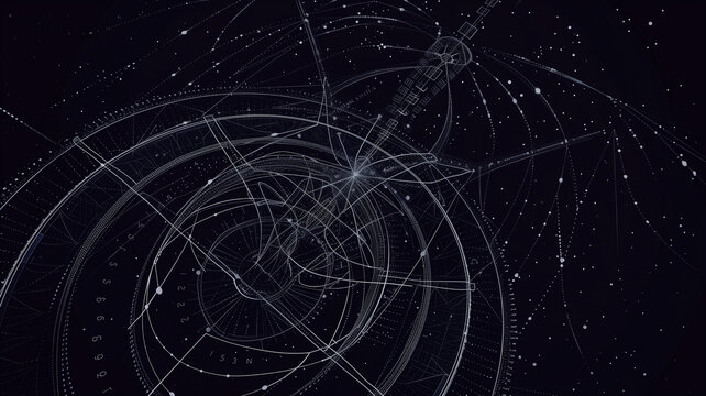 The cosmic clock face, adorned with celestial elements, invites contemplation of the universe's origins and the nature of reality. Ideal for projects related to science,