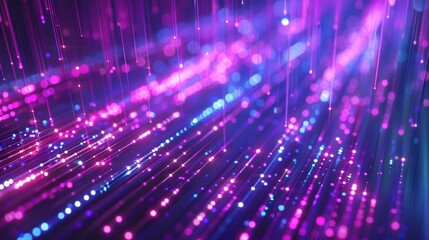 Obraz premium Abstract Purple and Blue Neon Light