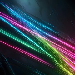 Gradient attractive neon line technology background abstract