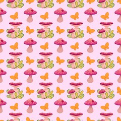 Autumn seamless pattern