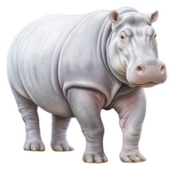 Obraz premium PNG Wildlife animal mammal hippopotamus.