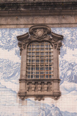 Balcony of a cathedral in Portugal 