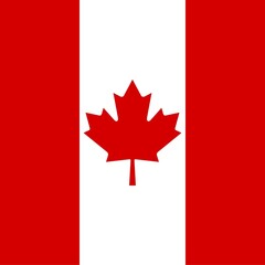 3D flag of Canada with strong gradient color | Canada 3D flag | Canada Multi flag | vector of canada flag