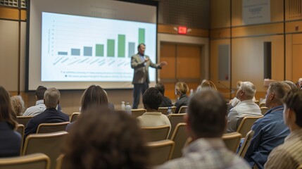 An investment seminar with an expert speaker empowers attendees to enhance their financial strategies.