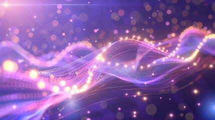 Fototapeta premium Abstract Purple and Gold Background