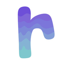 English letters a to z are beautiful and cute.