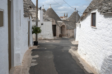 The Old town of Alberobello, Apulia Region, Italy