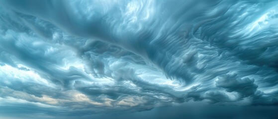 Majestic Storm Clouds: Dramatic Patterns in 8k UHD Serenity