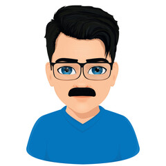 portrait of middle-aged man with glasses