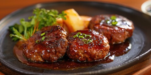 Japanese style Salisbury Steak