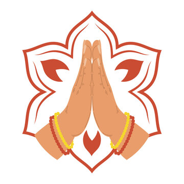 indian welcome namaste hands