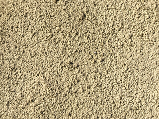 Yellow painted plaster