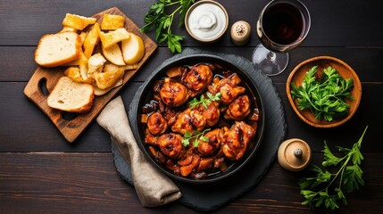 Chakhokhbili - traditional Georgian food