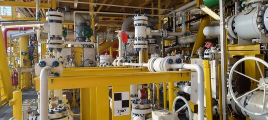 Oil and gas processing platform FPSO