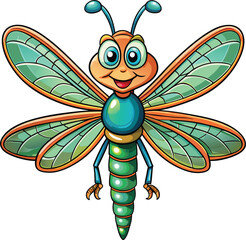 A dragonfly vector illustration