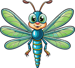 A dragonfly vector illustration