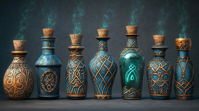 potion bottles