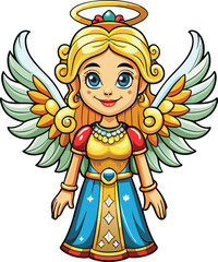A angel cartoon character illustration